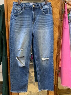 Risen mom  Blue Denim Jeans